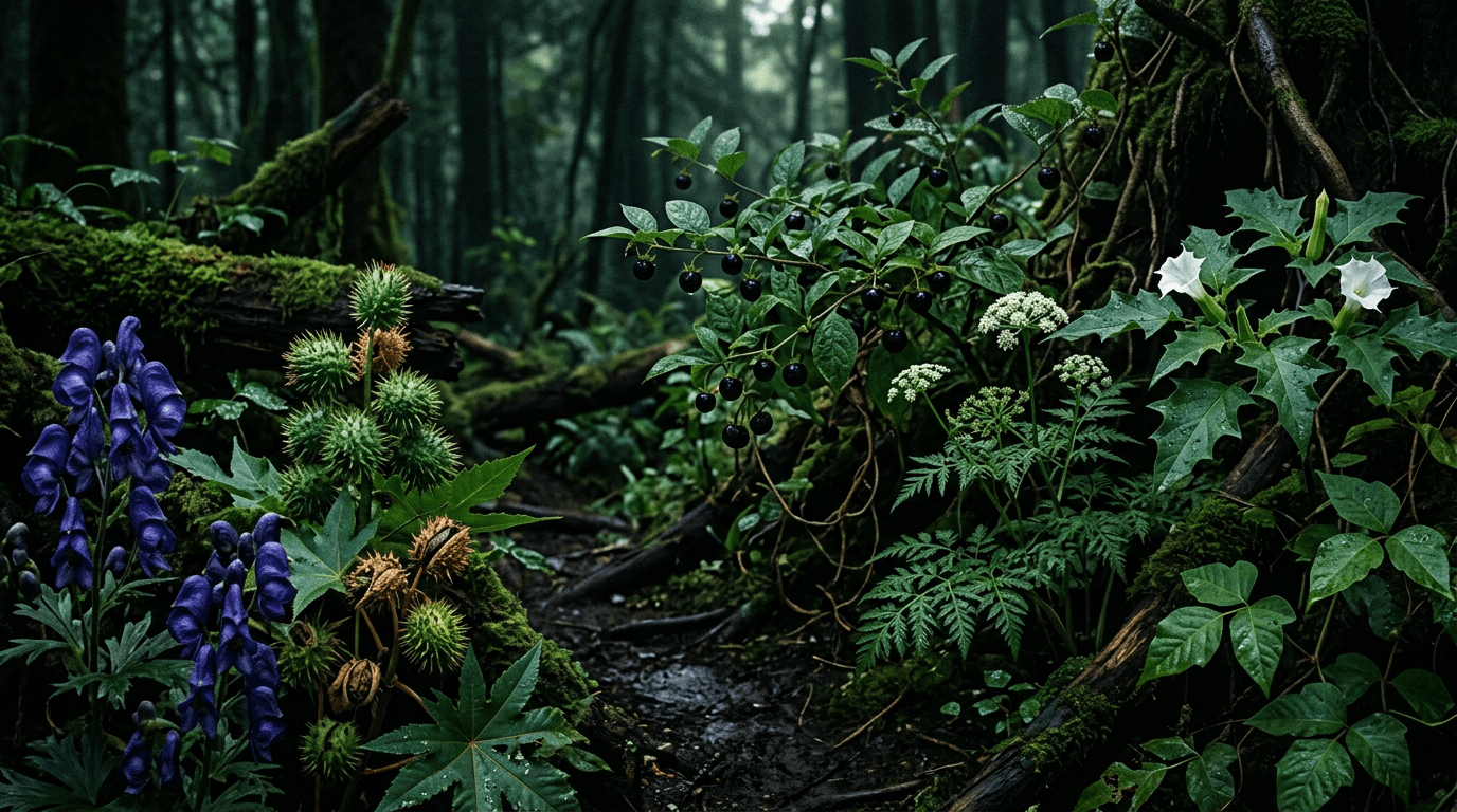 最毒植物 Top 12 排行榜