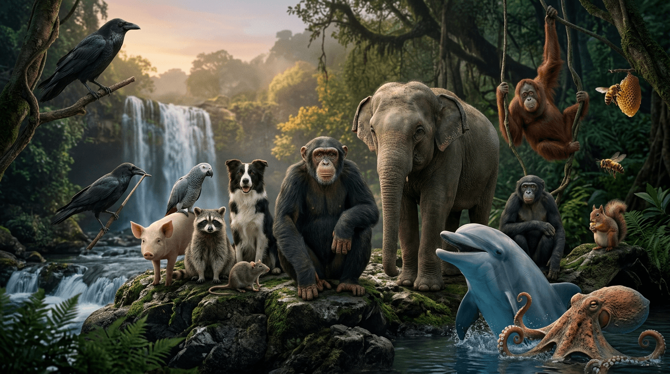 最聪明动物 Top 15 排行榜