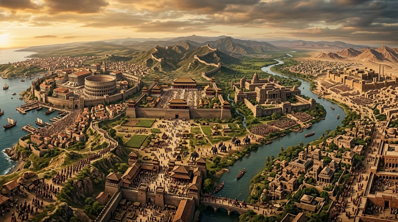 古代帝国人口规模 Top 10