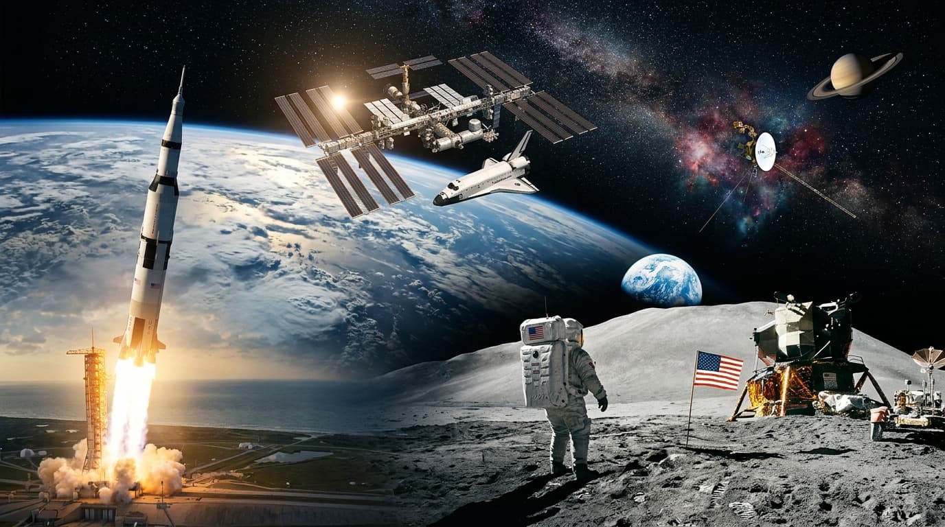 人类太空探索里程碑 Top 15