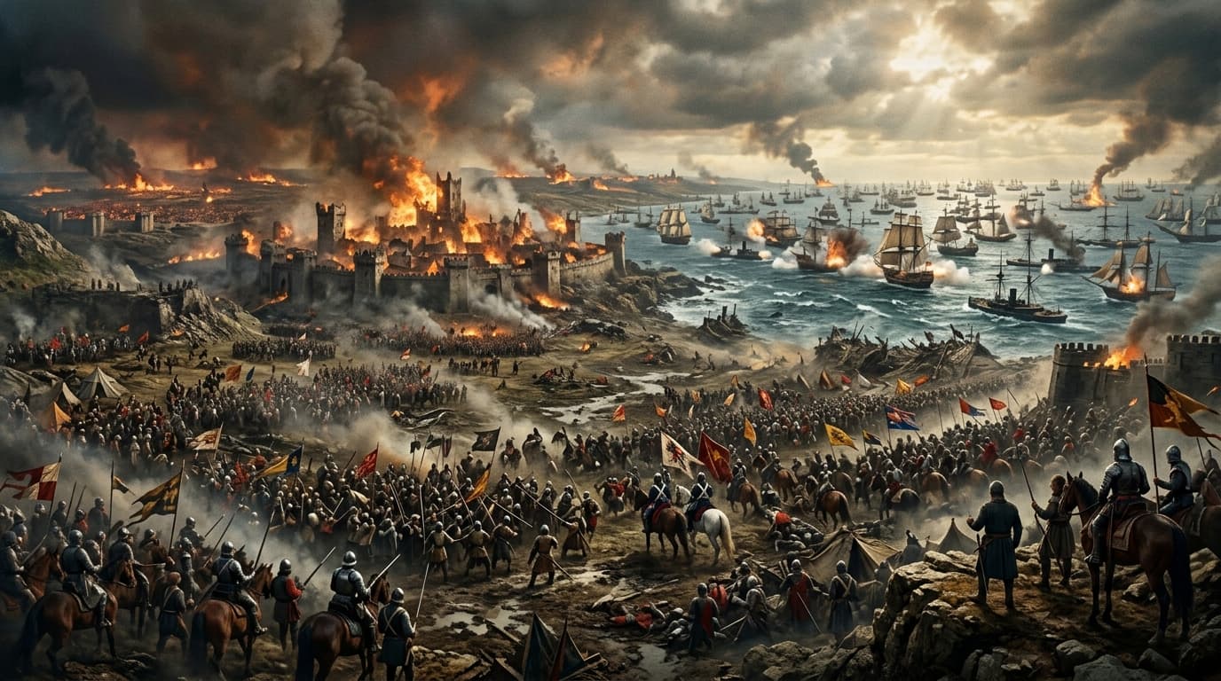 人类历史上规模最大的战争 Top 12