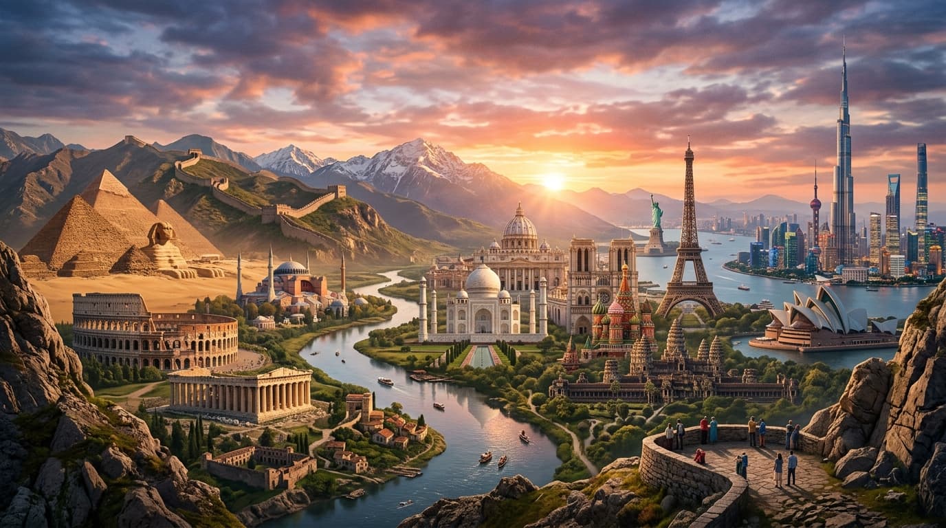 人类最伟大的建筑奇迹 Top 15