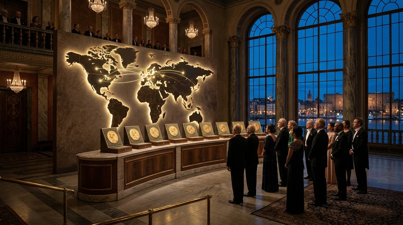 诺贝尔奖得主最多国家 Top 12