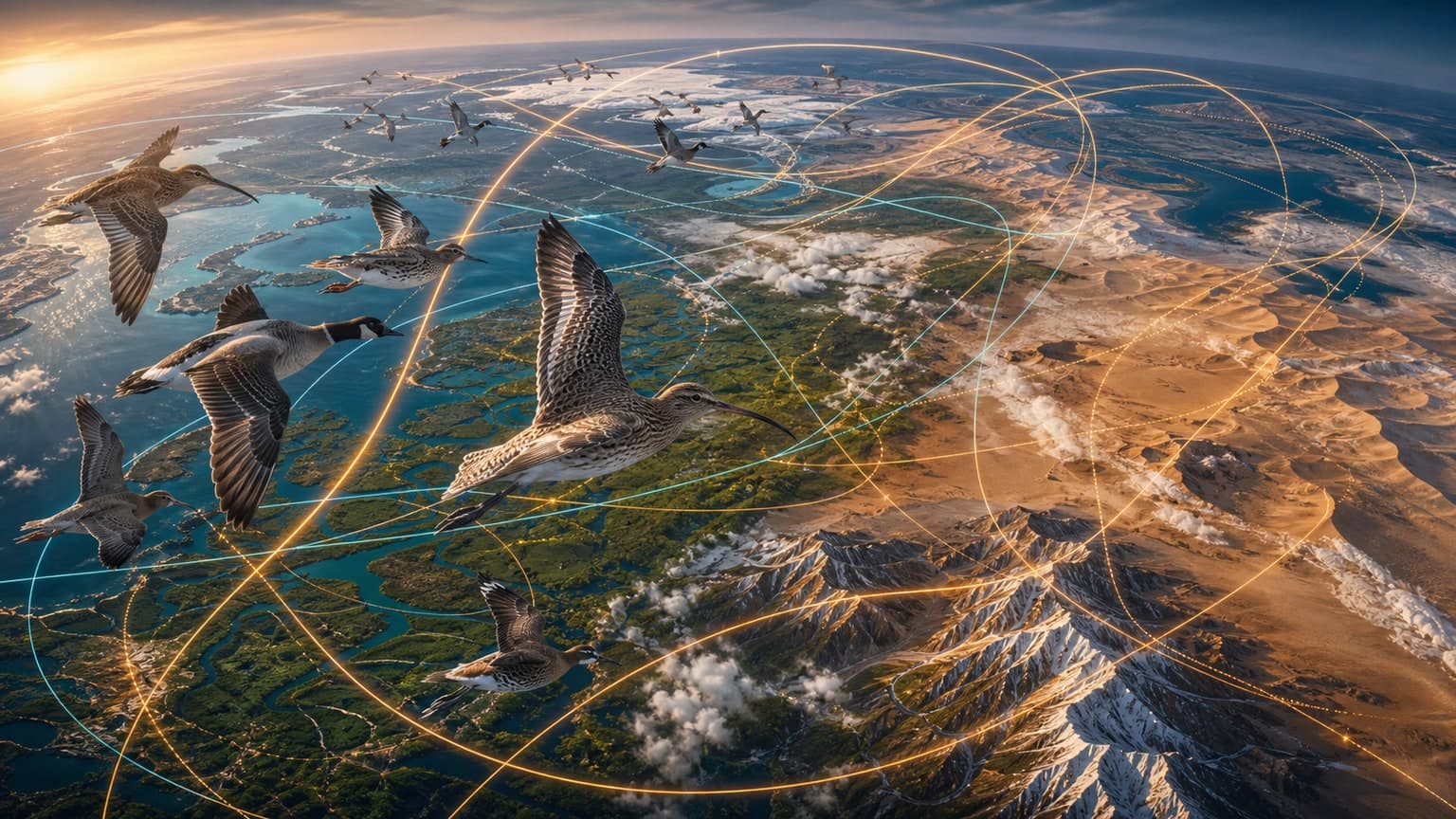 Top 10 Migratory Birds with the Most Tortuous Routes